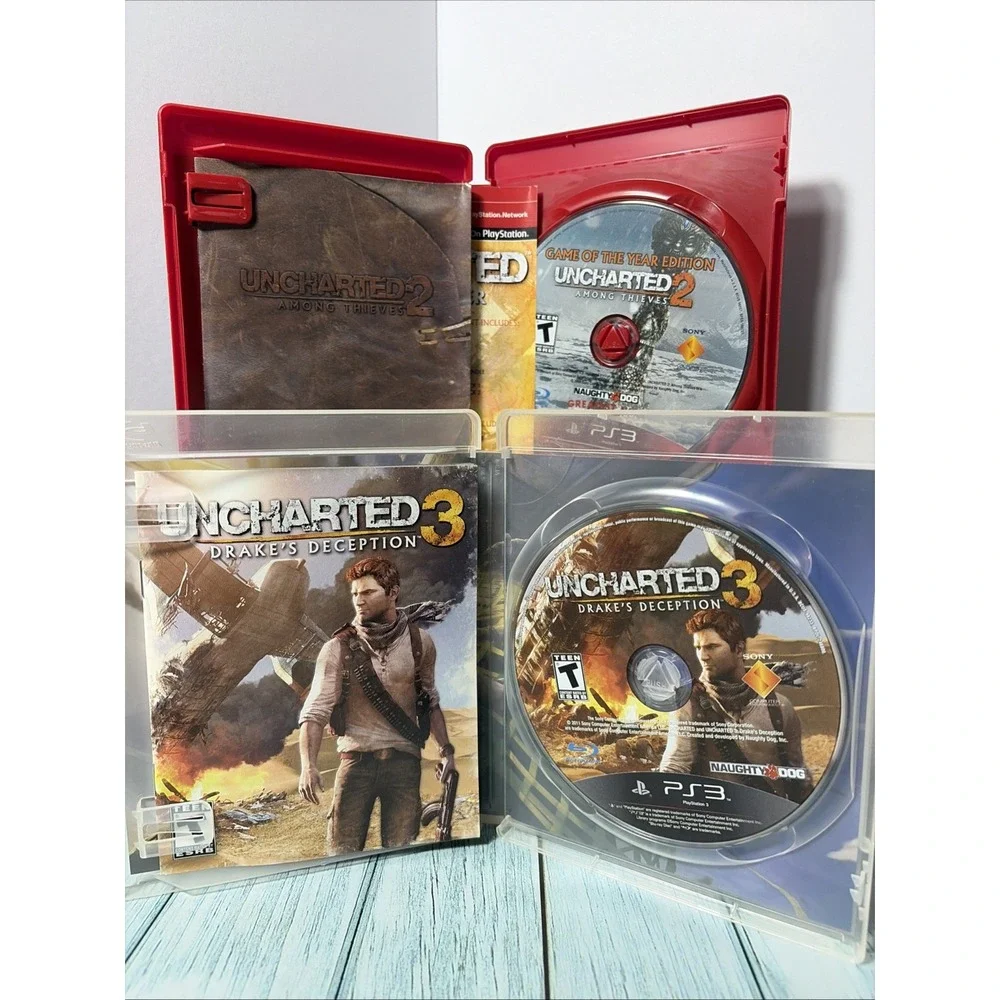 Uncharted Drake's Deception & Among Thieves  (Not For Resale) - PlayStation 3